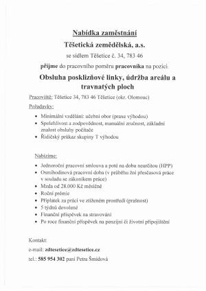 nabídka zaměstnání 