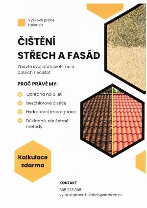 čištění fasád 